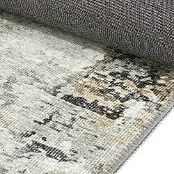 Fladvævet tæppe - Comino (grå/multi)