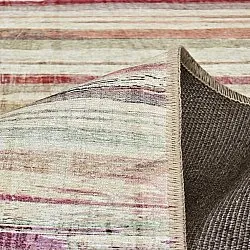 Fladvævet tæppe - Delara (beige/multi)