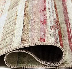 Fladvævet tæppe - Delara (beige/multi)