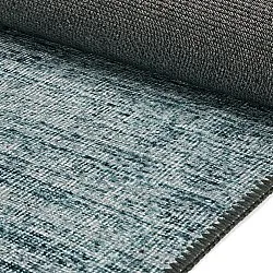 Fladvævet tæppe - Elarion (blå)