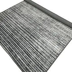 Fladvævet tæppe - Elarion (grå)