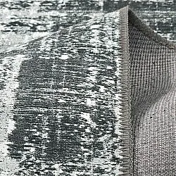 Fladvævet tæppe - Elira (sort)