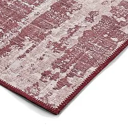 Fladvævet tæppe - Elira (rød)