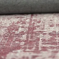 Fladvævet tæppe - Elira (rød)