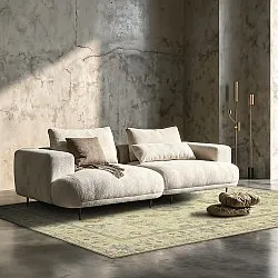 Fladvævet tæppe - Linaar (fløde)