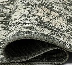 Fladvævet tæppe - Meralis (sort)