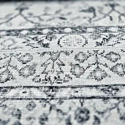 Fladvævet tæppe - Myrina (grå)