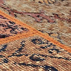 Fladvævet tæppe - Myrina (rød/multi)