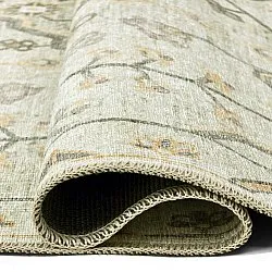 Fladvævet tæppe - Nahla (fløde)