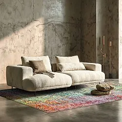 Fladvævet tæppe - Oriental Rainbow (multi)