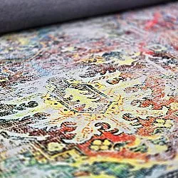 Fladvævet tæppe - Oriental Rainbow (multi)