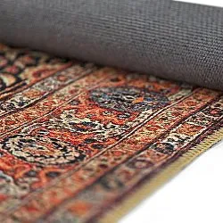 Fladvævet tæppe - Selamira (blå/multi)