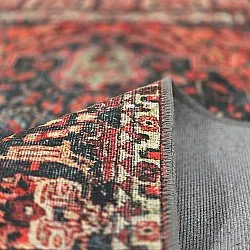 Fladvævet tæppe - Velamir (rød)