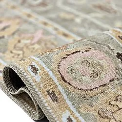 Fladvævet tæppe - Yara (beige)