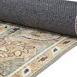 Fladvævet tæppe - Yara (beige)