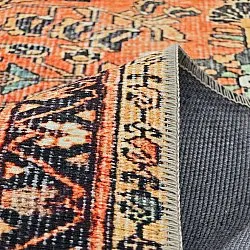 Fladvævet tæppe - Yasirah (orange)