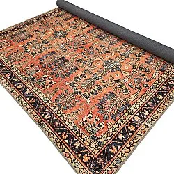 Fladvævet tæppe - Yasirah (orange)