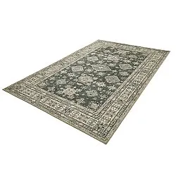 Fladvævet tæppe - Zuleina (grøn)