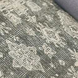 Fladvævet tæppe - Zuleina (grøn)