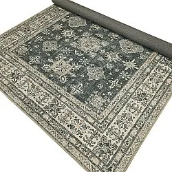 Fladvævet tæppe - Zuleina (grøn)