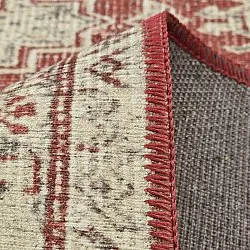 Fladvævet tæppe - Zuleina (rød)