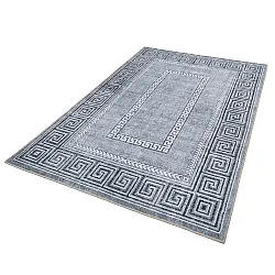 Fladvævet tæppe - Ankara Versace (grå)