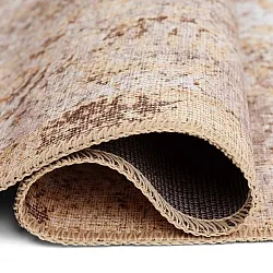 Fladvævet tæppe - Denizli (beige)