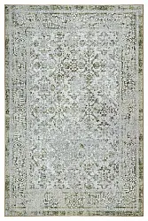 Fladvævet tæppe - Denizli (grøn)
