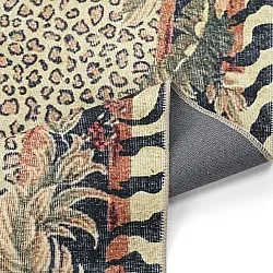 Fladvævet tæppe - Katavi (beige/multi)