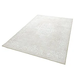 Fladvævet tæppe - Santi (beige)
