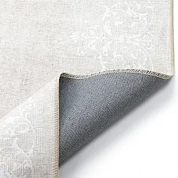 Fladvævet tæppe - Santi (beige)