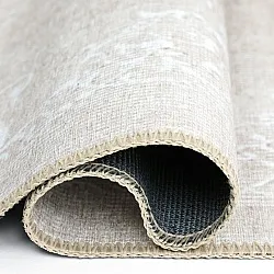 Fladvævet tæppe - Santi (beige)