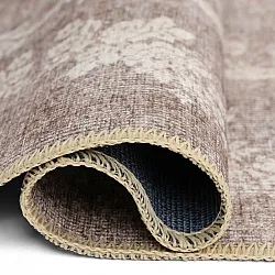 Fladvævet tæppe - Taknis (beige)