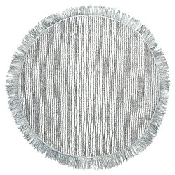 Tapis rond - Pike (bleu)