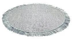 Runde tæpper - Pike (blå)