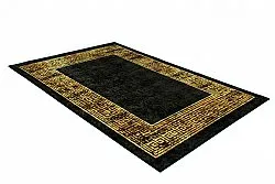 Wilton-tæppe - Tilos (sort/guld)