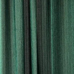 Gardiner - Gardin i hørimitation Andrada (mørkegrøn)