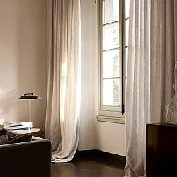 Gardiner - Gardin i hør Cosmina (beige)