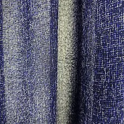 Gardiner - Gardin i hør Cosmina (blå)