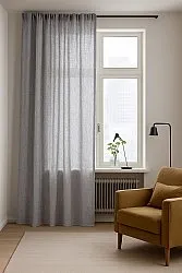 Gardiner - Gardin i hør Cosmina (grå)