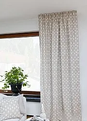 Gardiner - Bomuldsgardin Sari (beige)