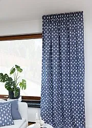 Gardiner - Bomuldsgardin Sari (blå)