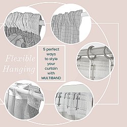 Gardiner - Bomuldsgardin Asta (brun)