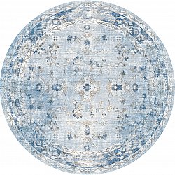 Tapis rond - Gombalia (bleu clair)