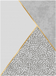 Wilton-tæppe - Granada (grå/guld)