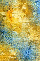 Wilton-tæppe - Seia (gul-blå)