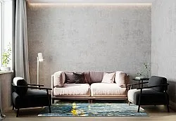 Wilton-tæppe - Mira (gul-blå)