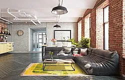 Wilton-tæppe - Lemos (gul)