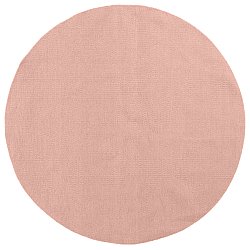 Tapis rond - Hamilton (Coral Pink)