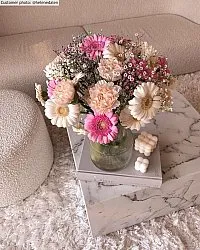 Ryatæpper - Janjira (hvid)